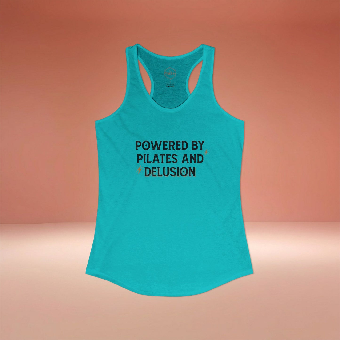 Pilates And Delusion Racer Tanktop