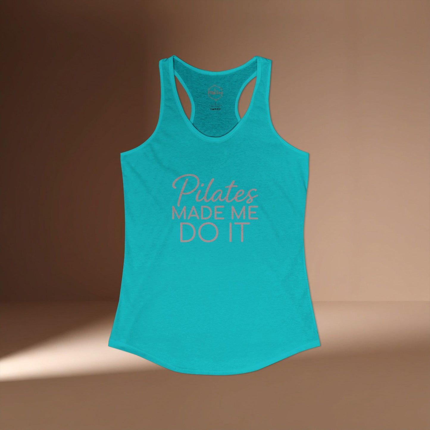 Pilates Made Me Do It Racer Tanktop