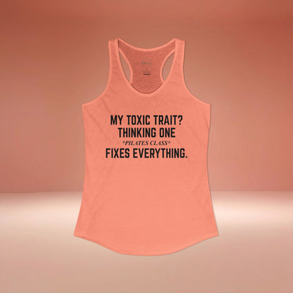 One Pilates Class Fixes Everything Racer Tanktop