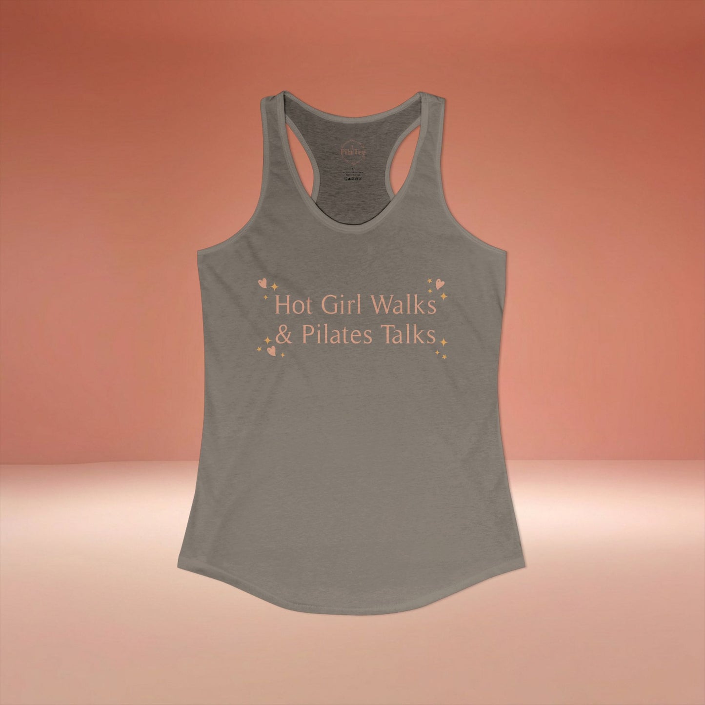 Hot Girls Walk Pilates Talks Racer Tanktop