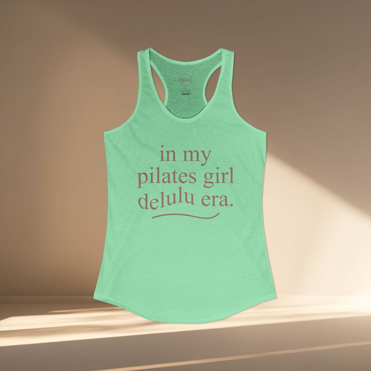 Pilates Delulu Era Racer Tanktop