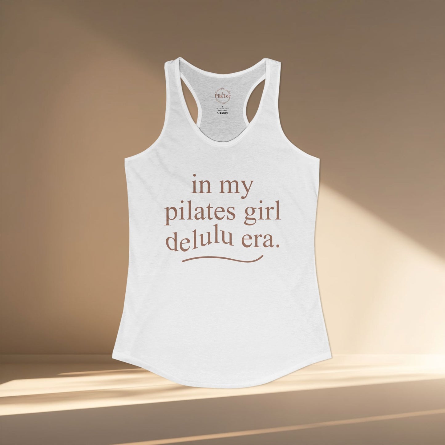 Pilates Delulu Era Racer Tanktop