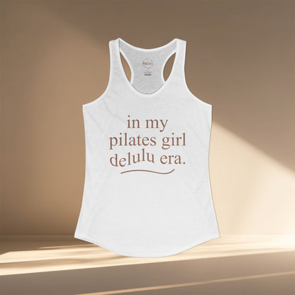 Pilates Delulu Era Racer Tanktop