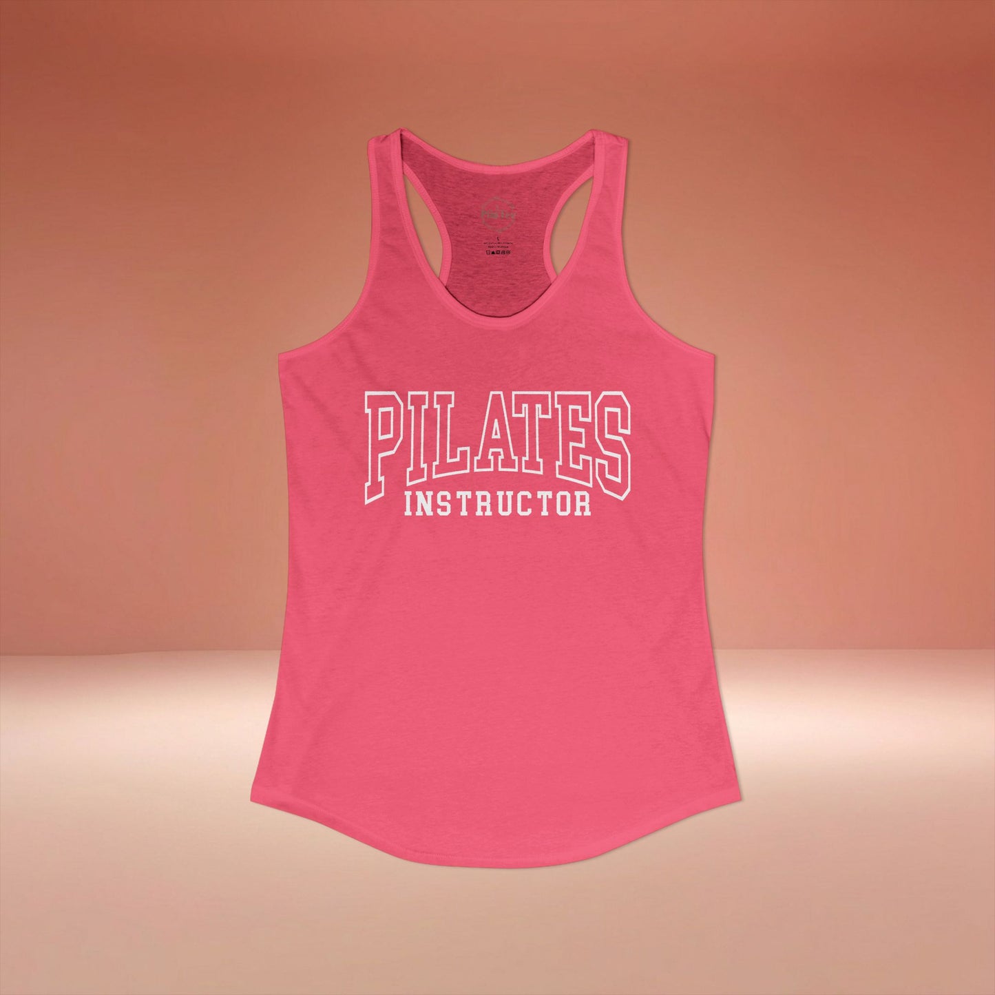 Pilates Instructor Racer Tanktop