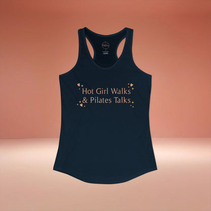 Hot Girls Walk Pilates Talks Racer Tanktop