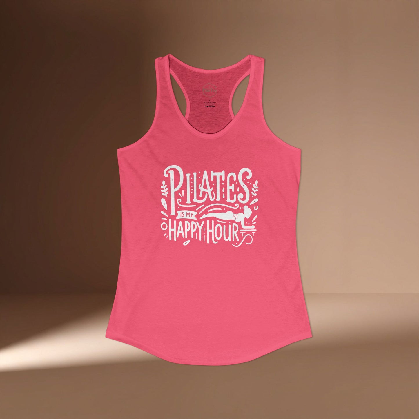 Pilates Is My Happy Hour Racer Tanktop
