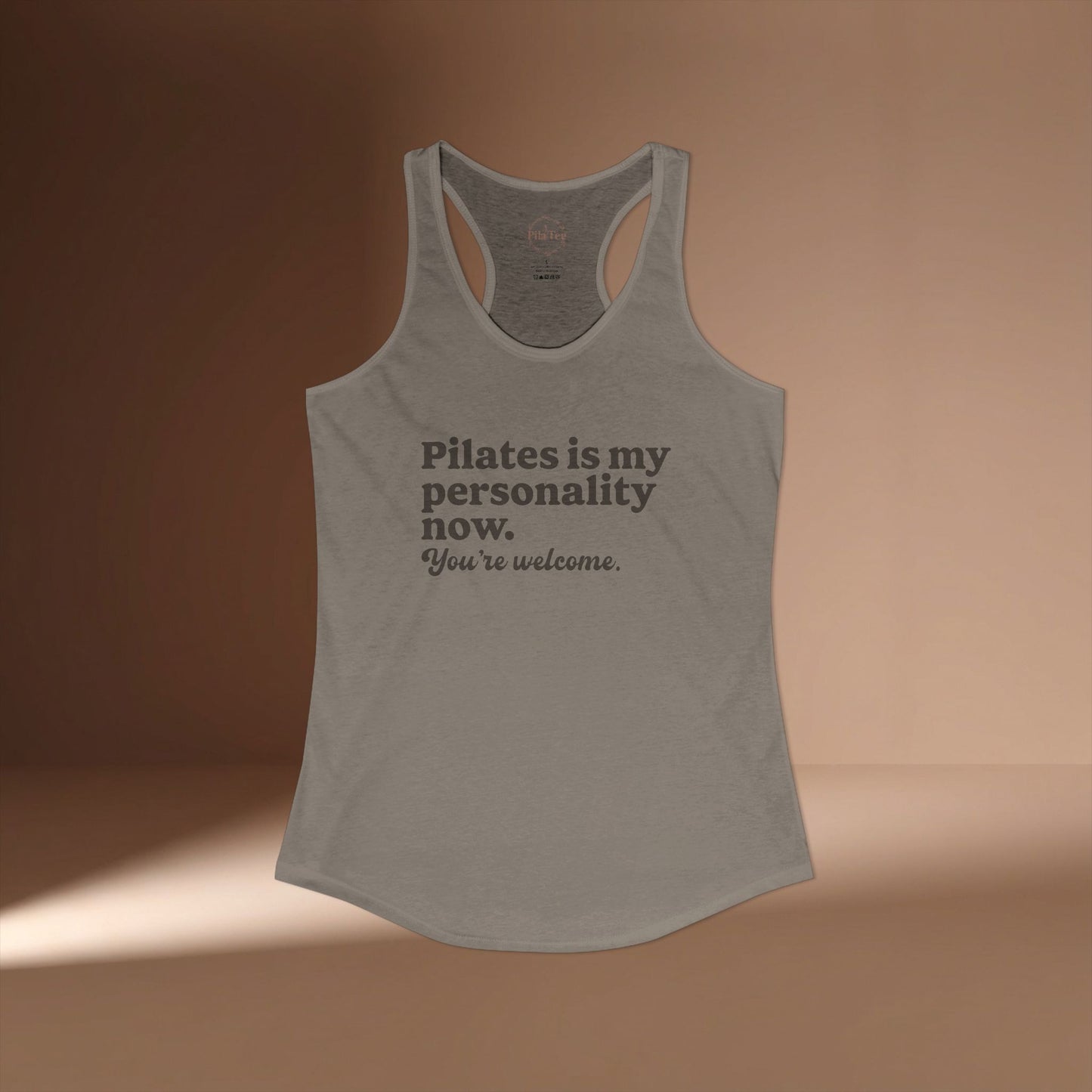 Pilates Is My Personality Now Racer Tanktop
