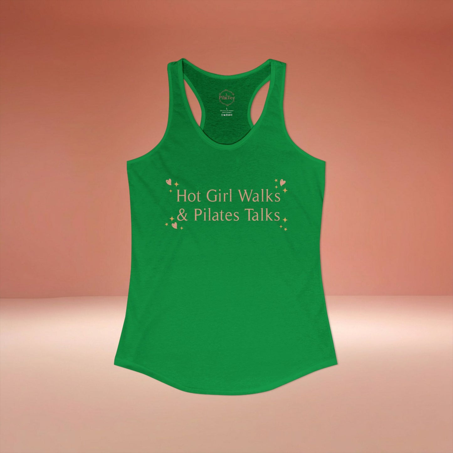 Hot Girls Walk Pilates Talks Racer Tanktop