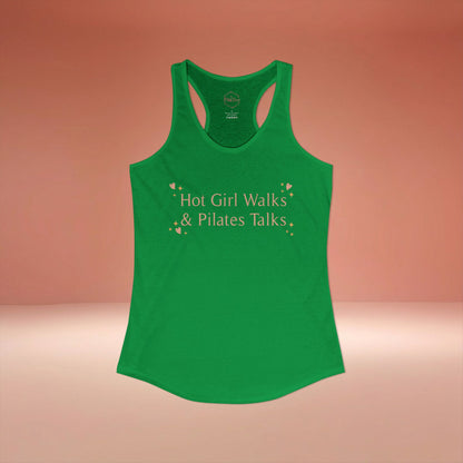 Hot Girls Walk Pilates Talks Racer Tanktop