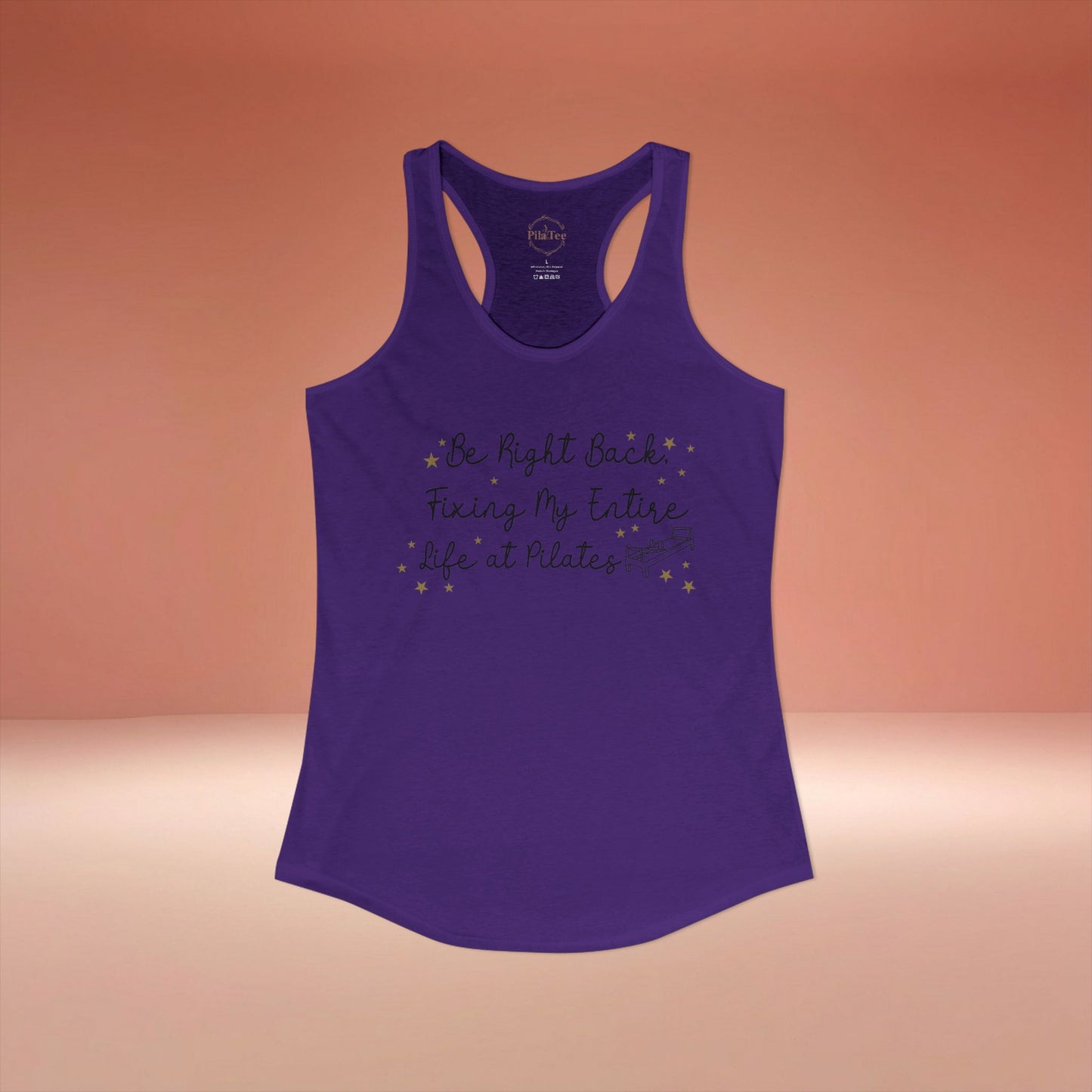 Fixing My Life At Pilates Racer Tanktop