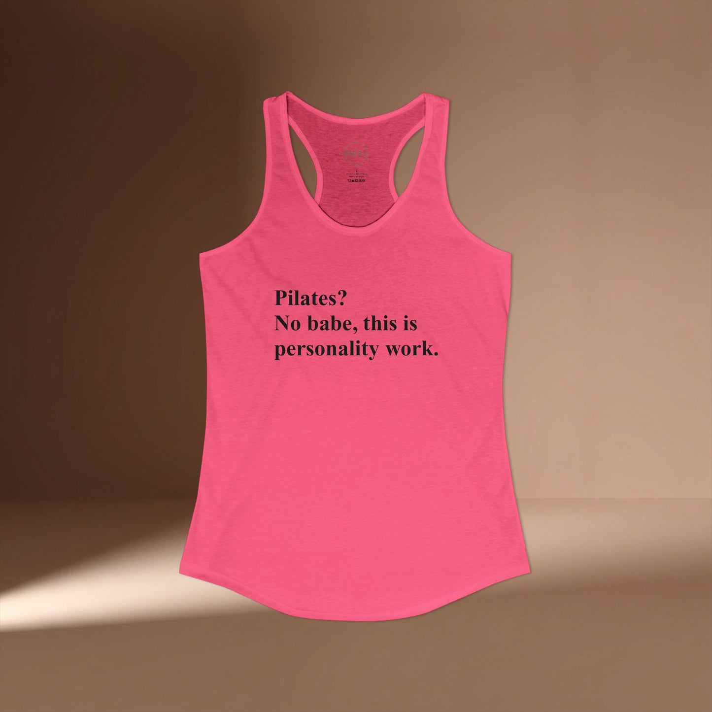 Pilates Personality Work Racer Tanktop