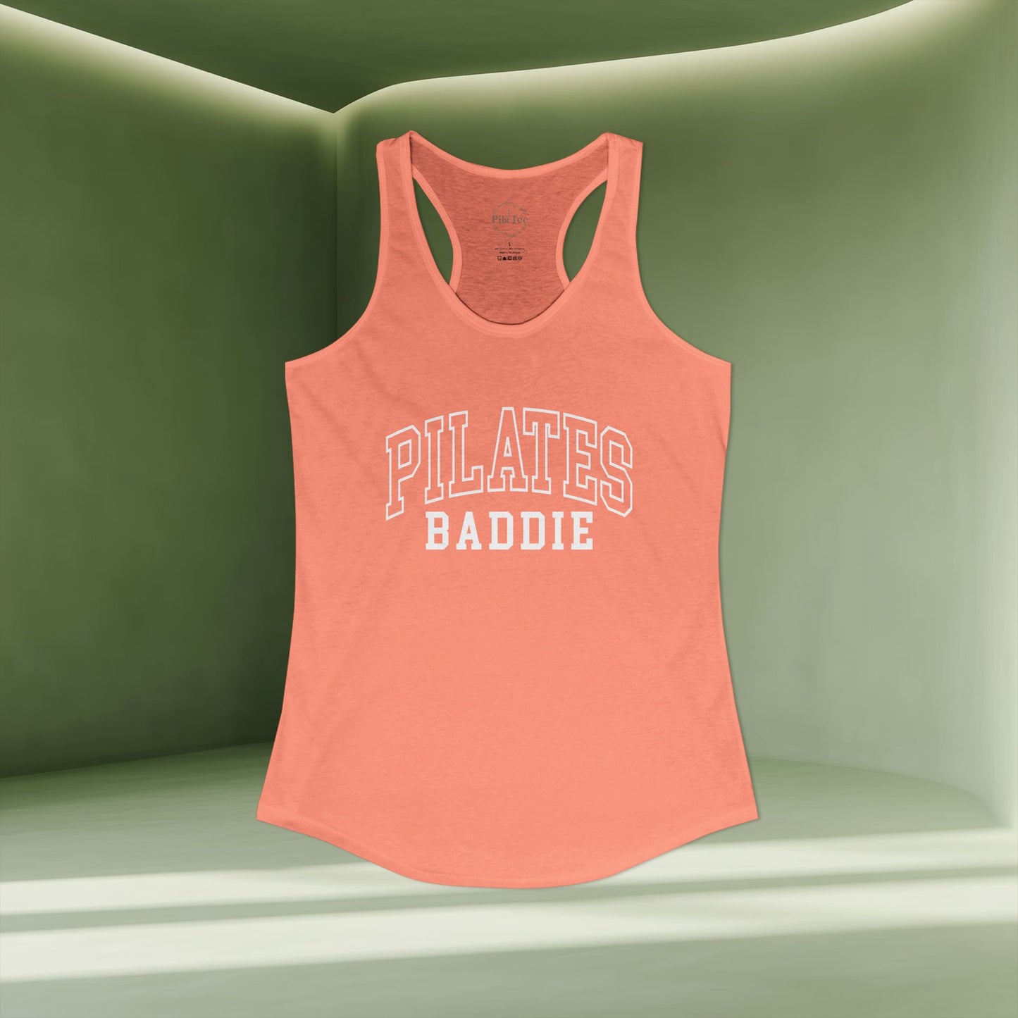 Pilates Baddie Racer Tanktop
