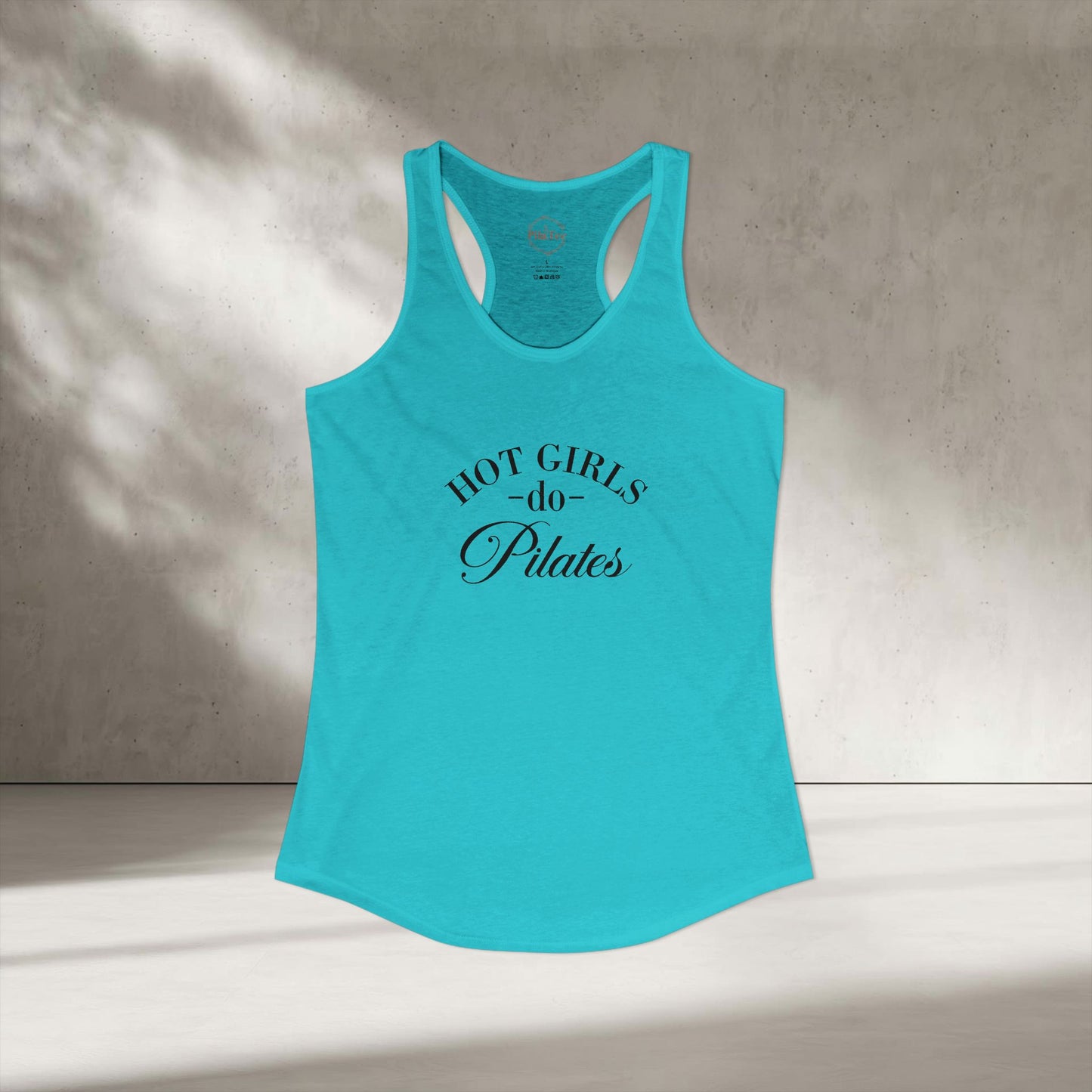 Hot Girls Do Pilates Racer Tanktop