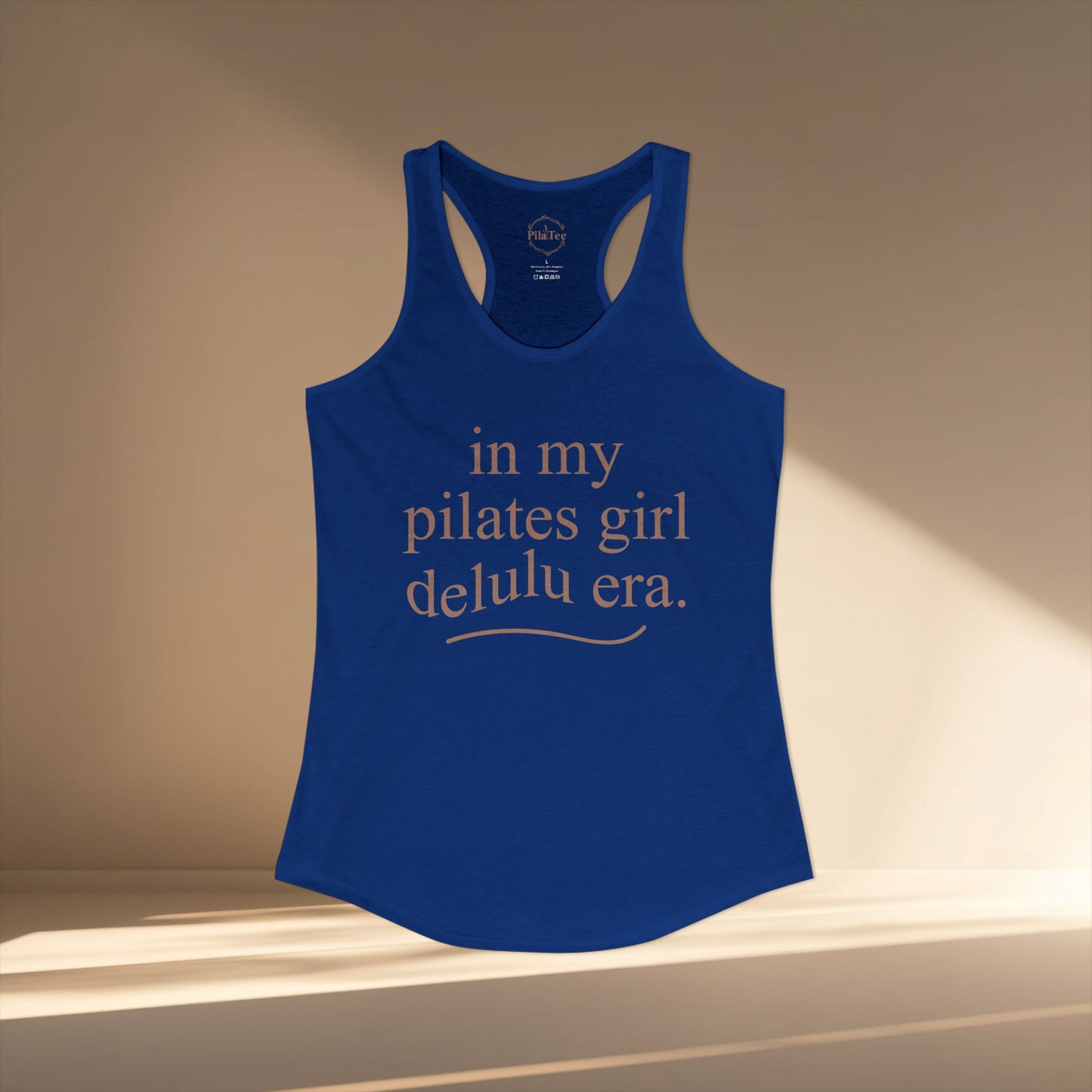 Pilates Delulu Era Racer Tanktop