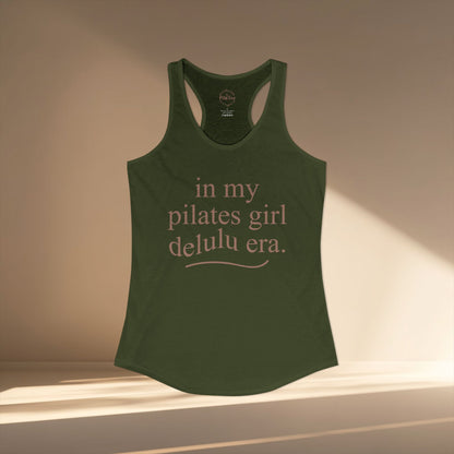 Pilates Delulu Era Racer Tanktop
