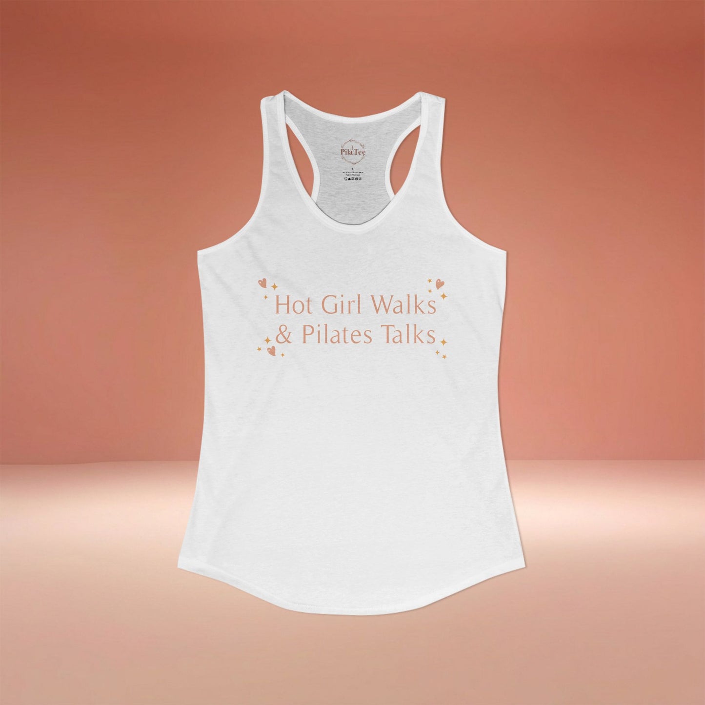 Hot Girls Walk Pilates Talks Racer Tanktop