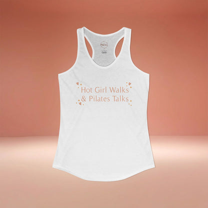 Hot Girls Walk Pilates Talks Racer Tanktop