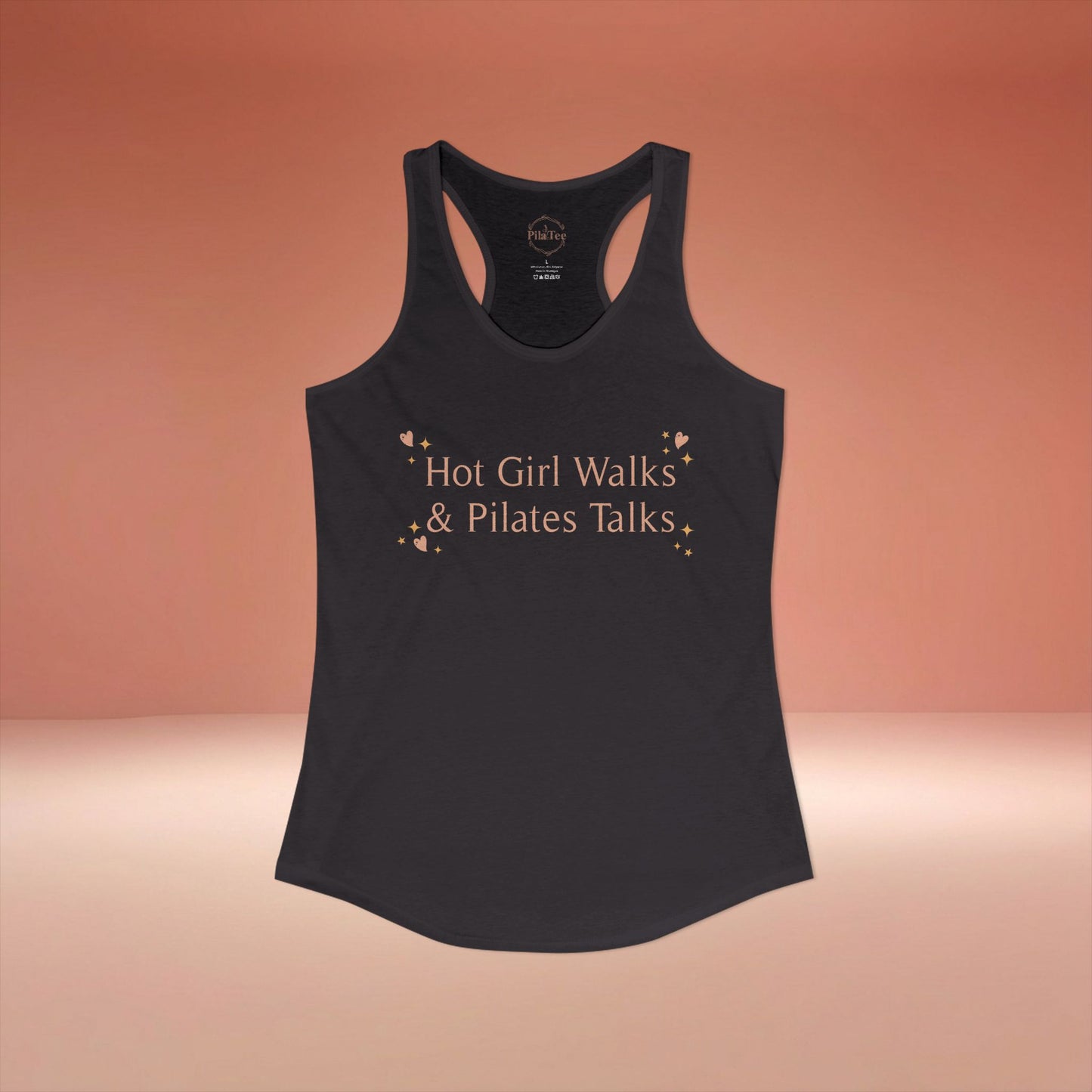 Hot Girls Walk Pilates Talks Racer Tanktop
