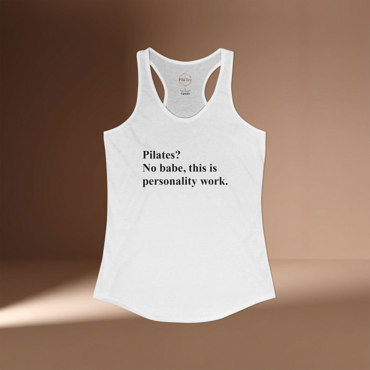 Pilates Personality Work Racer Tanktop
