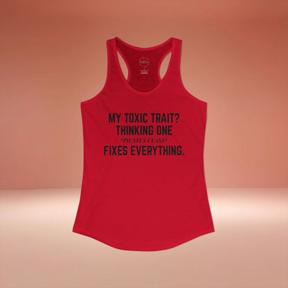 One Pilates Class Fixes Everything Racer Tanktop