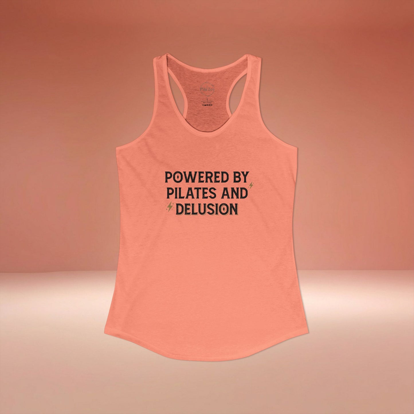Pilates And Delusion Racer Tanktop