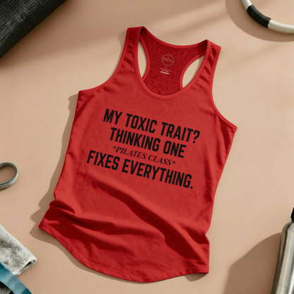 One Pilates Class Fixes Everything Racer Tanktop