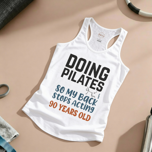 Back Stops Acting Old Racer Tanktop