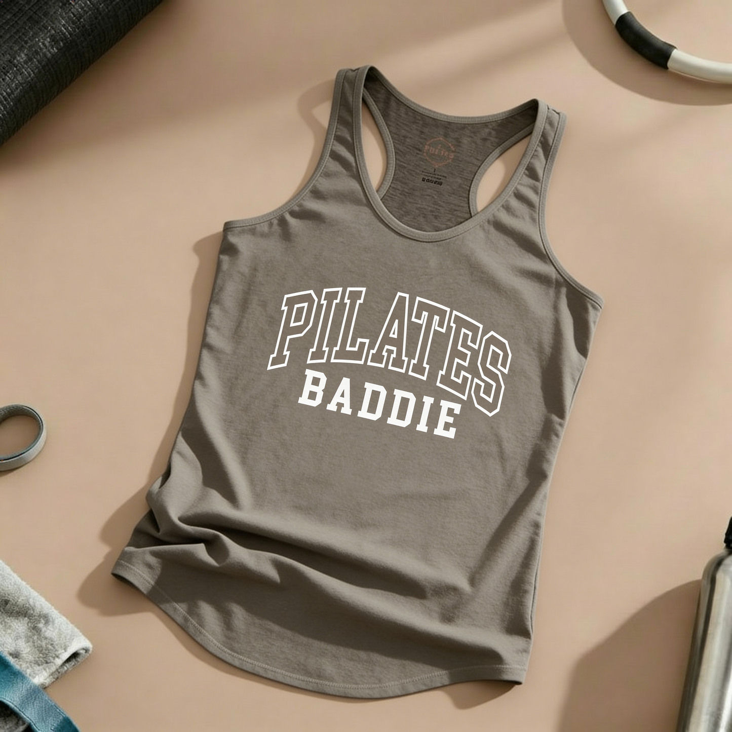 Pilates Baddie Racer Tanktop