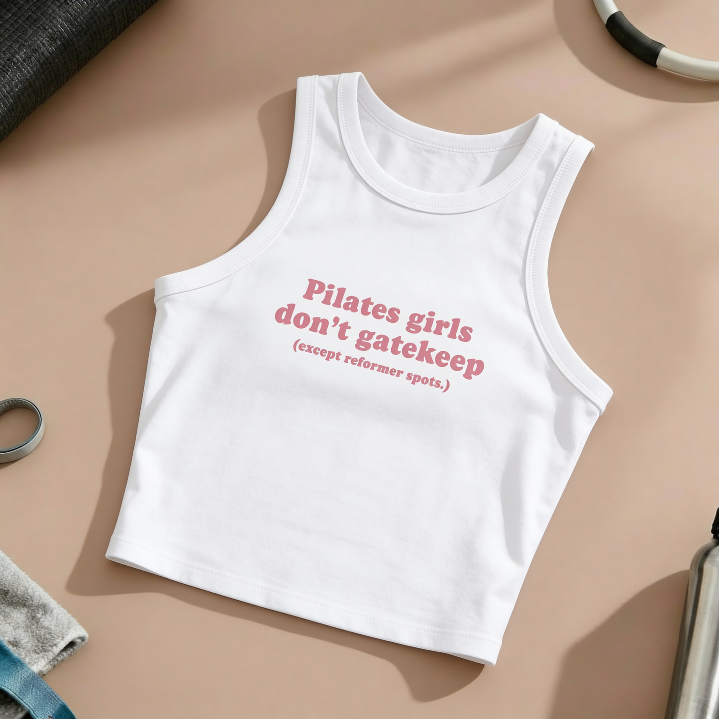 Pilates Girls Don't Gatekeep Lifestyle Tanktop