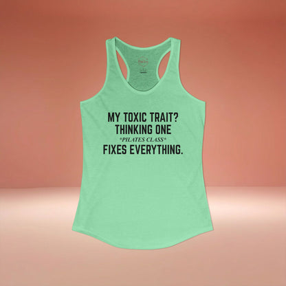 One Pilates Class Fixes Everything Racer Tanktop