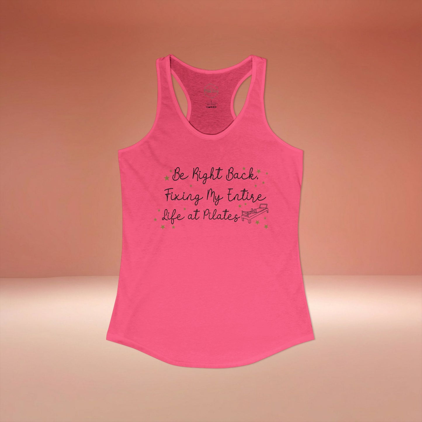 Fixing My Life At Pilates Racer Tanktop