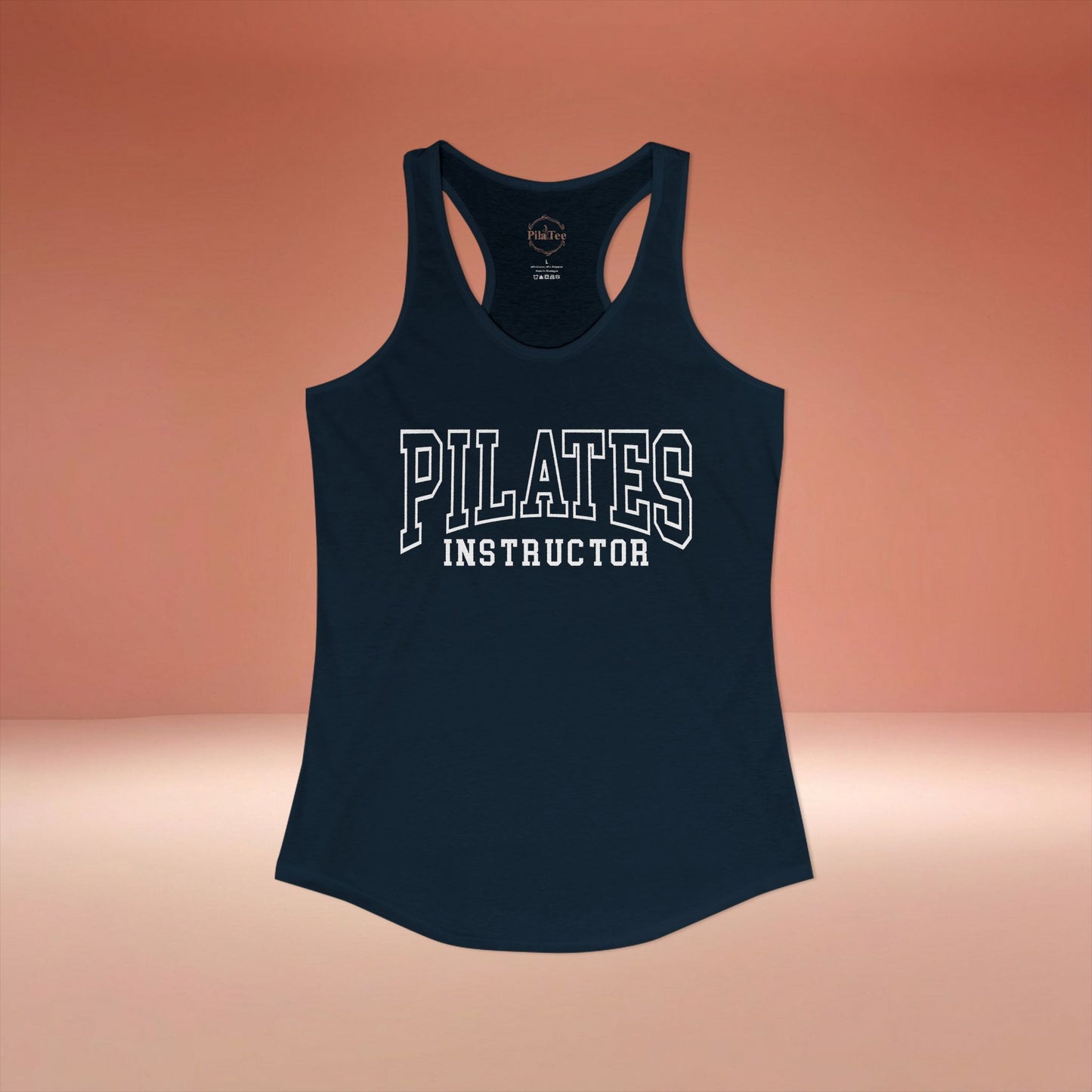 Pilates Instructor Racer Tanktop