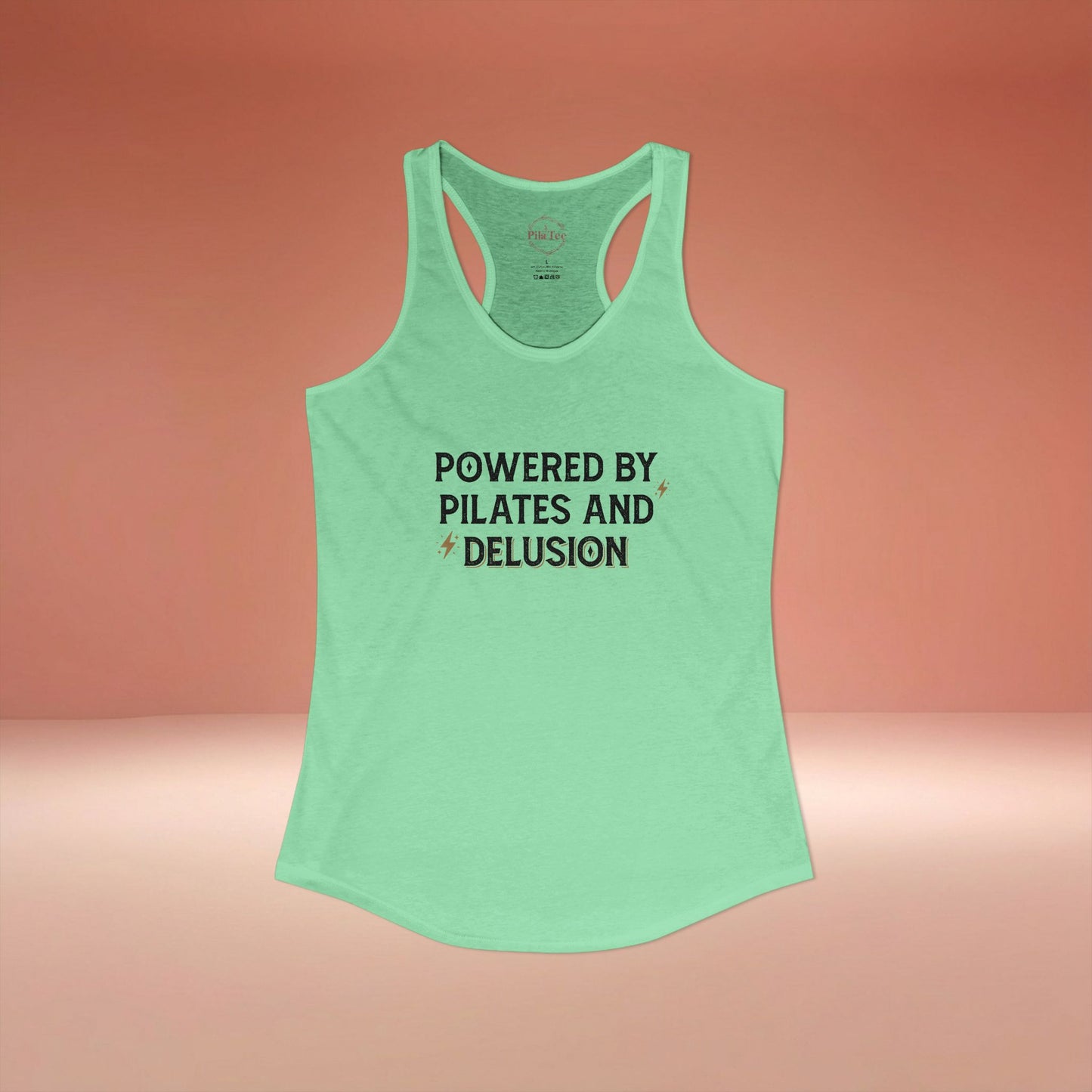 Pilates And Delusion Racer Tanktop