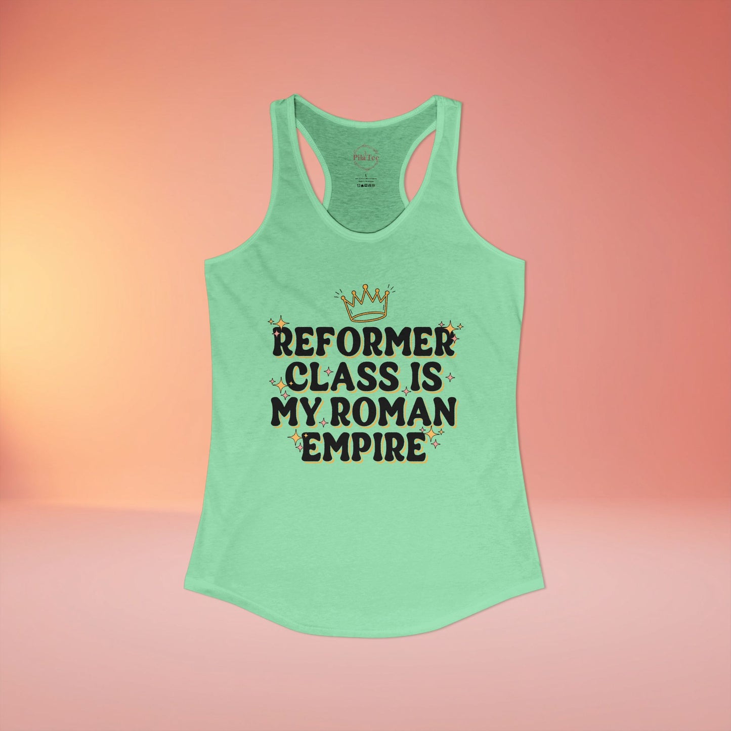 Reformer Class Is My Roman Empire Racer Tanktop