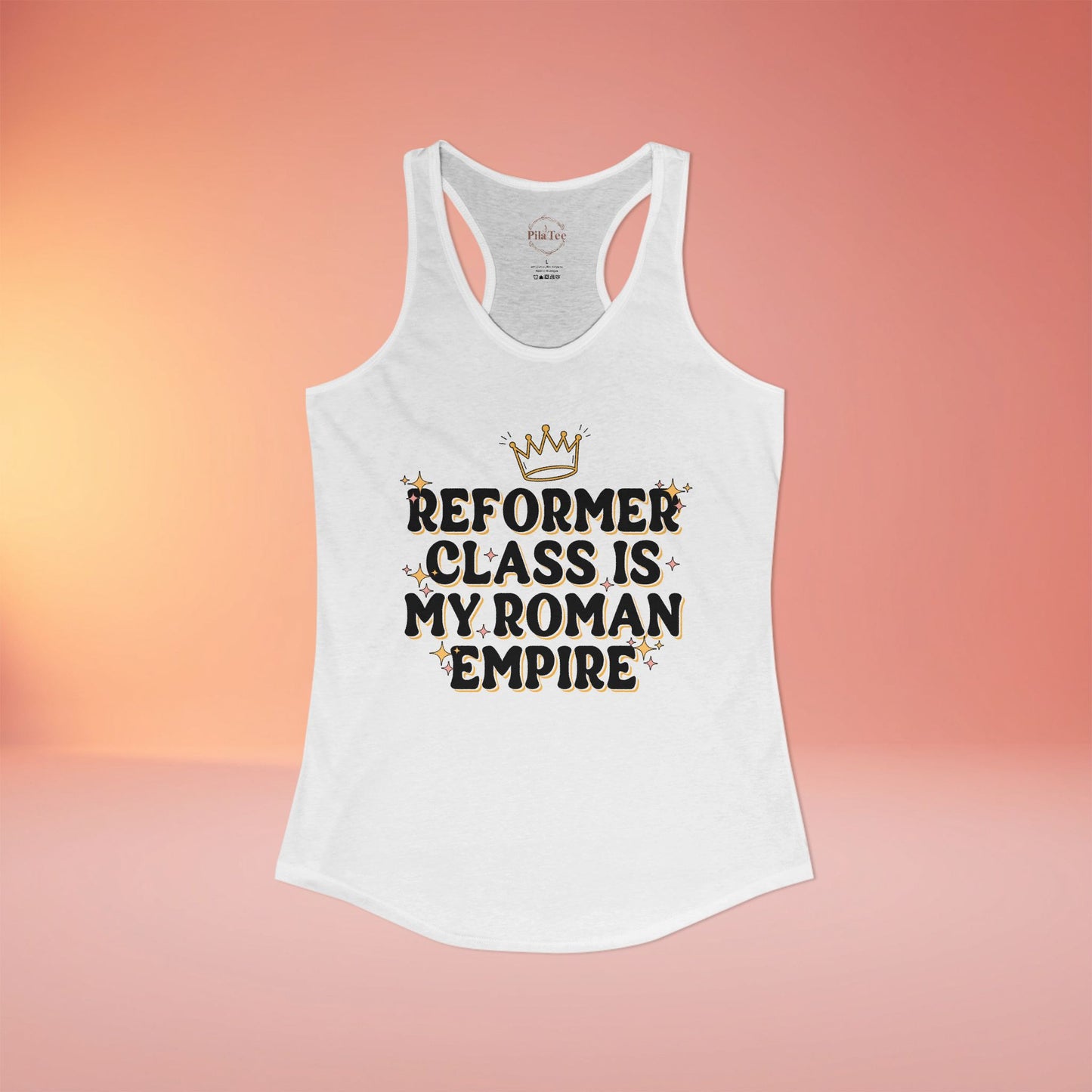 Reformer Class Is My Roman Empire Racer Tanktop