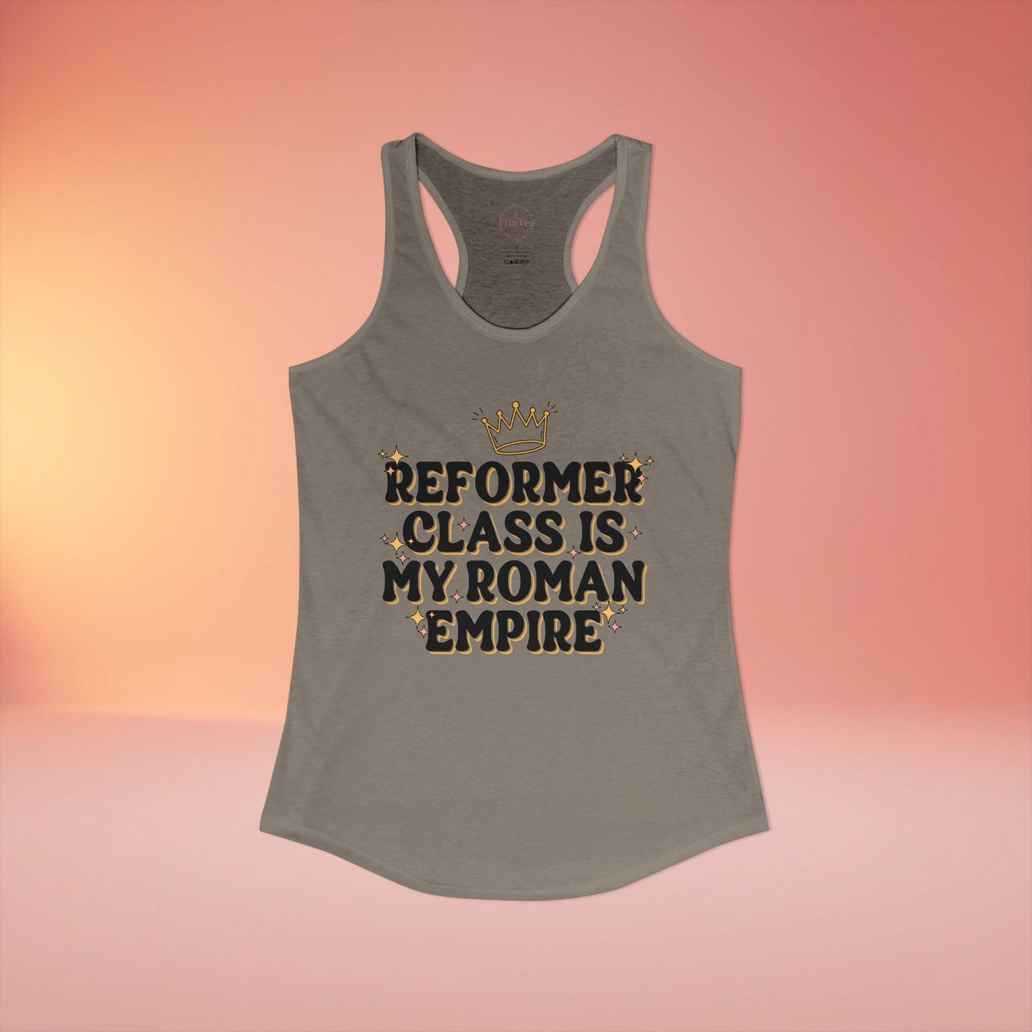 Reformer Class Is My Roman Empire Racer Tanktop