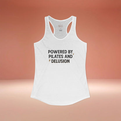 Pilates And Delusion Racer Tanktop