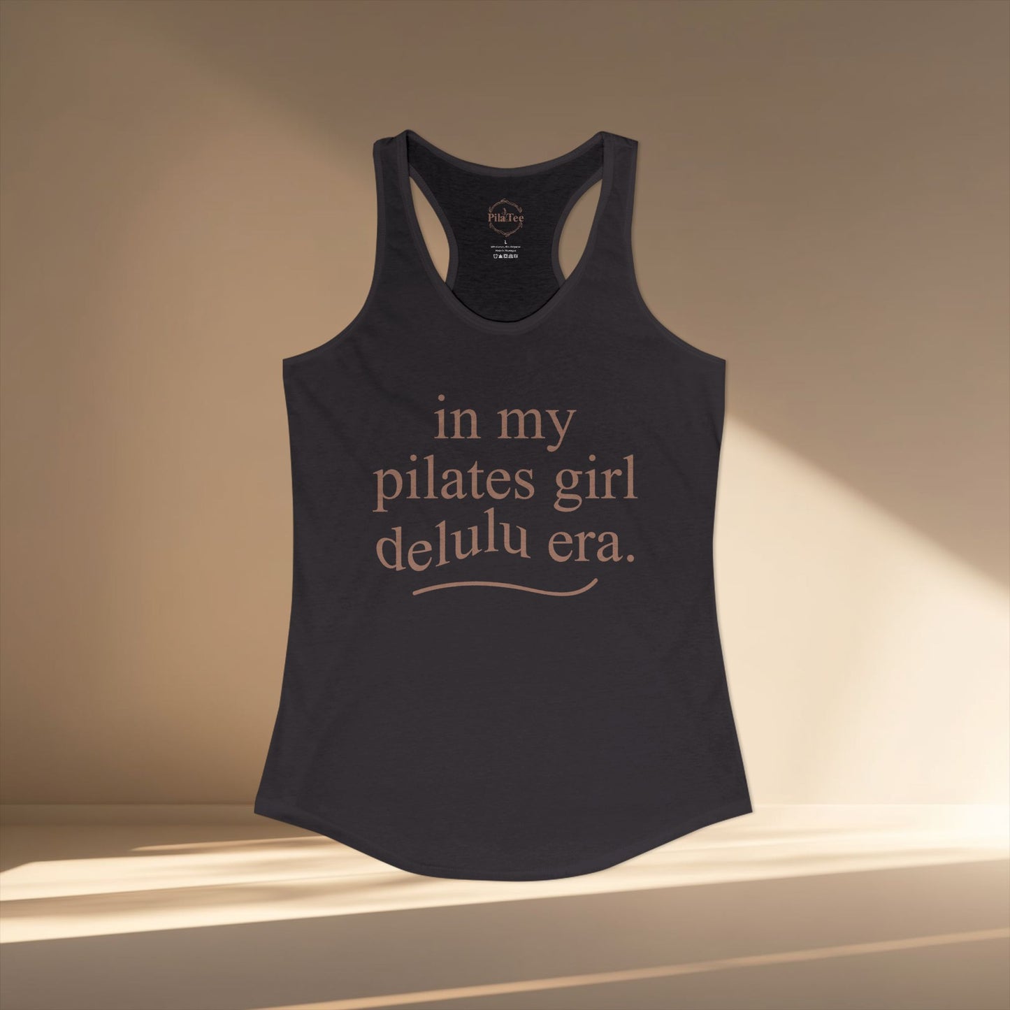 Pilates Delulu Era Racer Tanktop