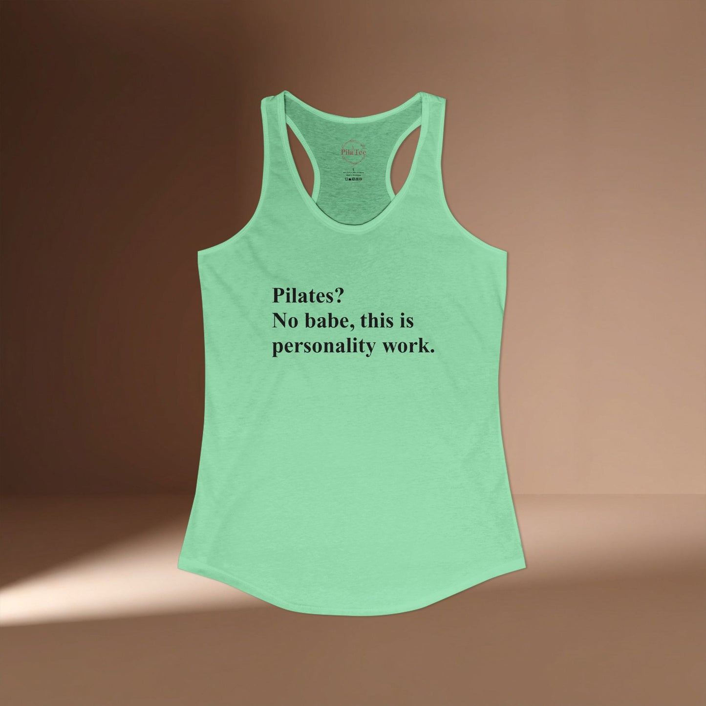 Pilates Personality Work Racer Tanktop