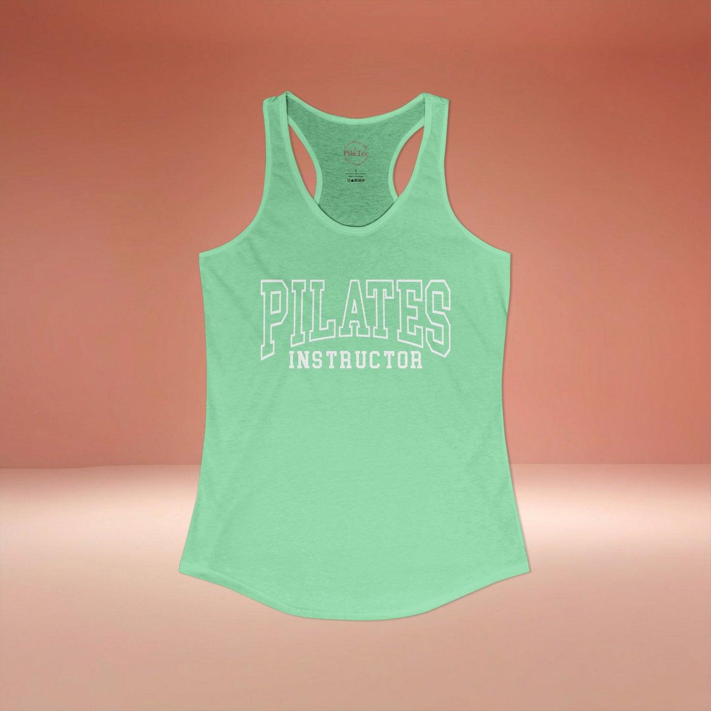 Pilates Instructor Racer Tanktop