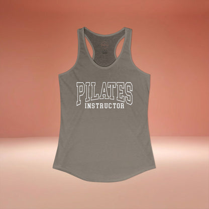 Pilates Instructor Racer Tanktop
