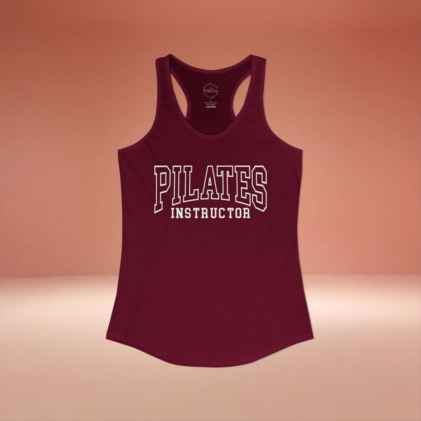 Pilates Instructor Racer Tanktop