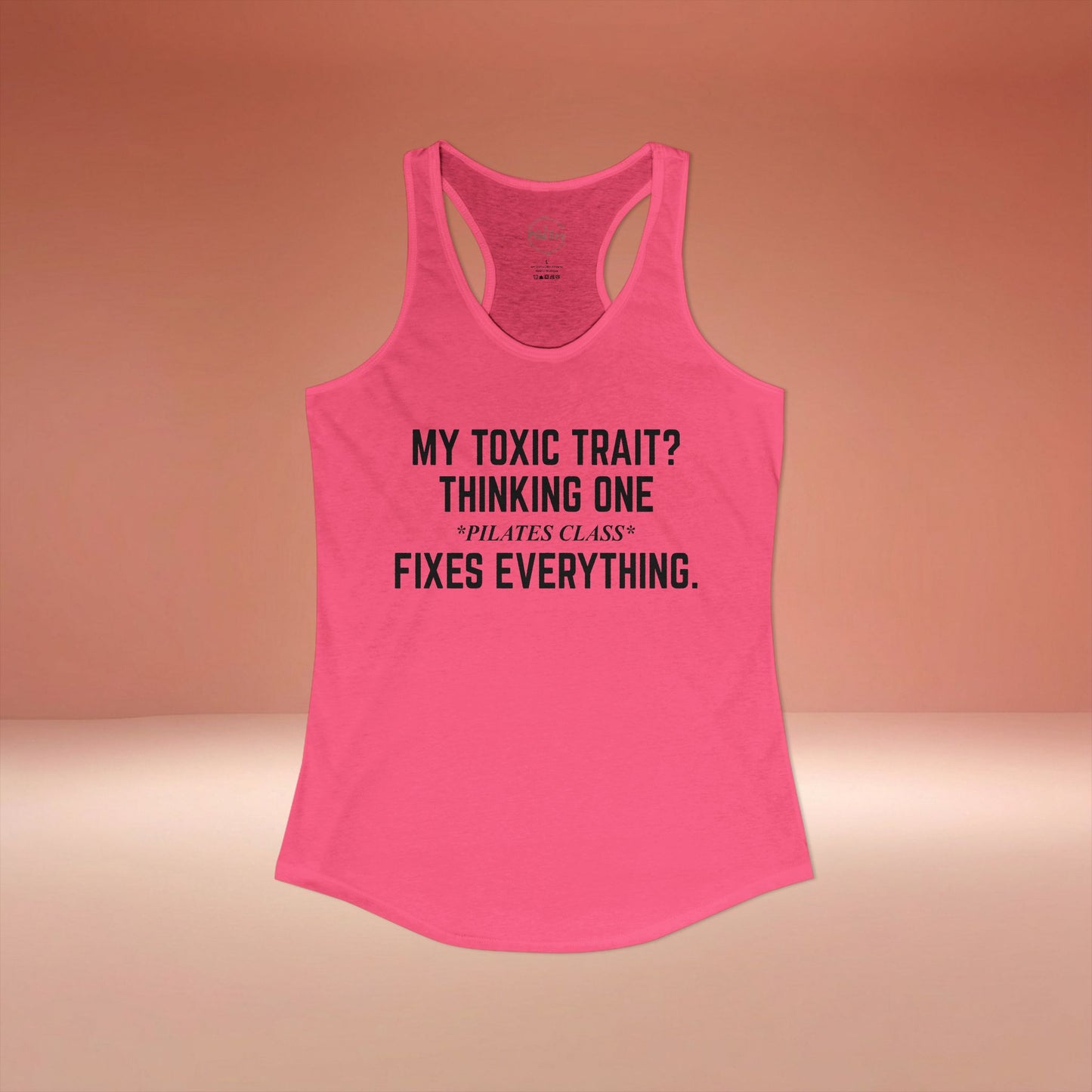 One Pilates Class Fixes Everything Racer Tanktop