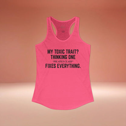One Pilates Class Fixes Everything Racer Tanktop