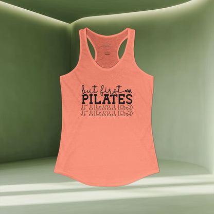 But First Pilates Racer Tanktop