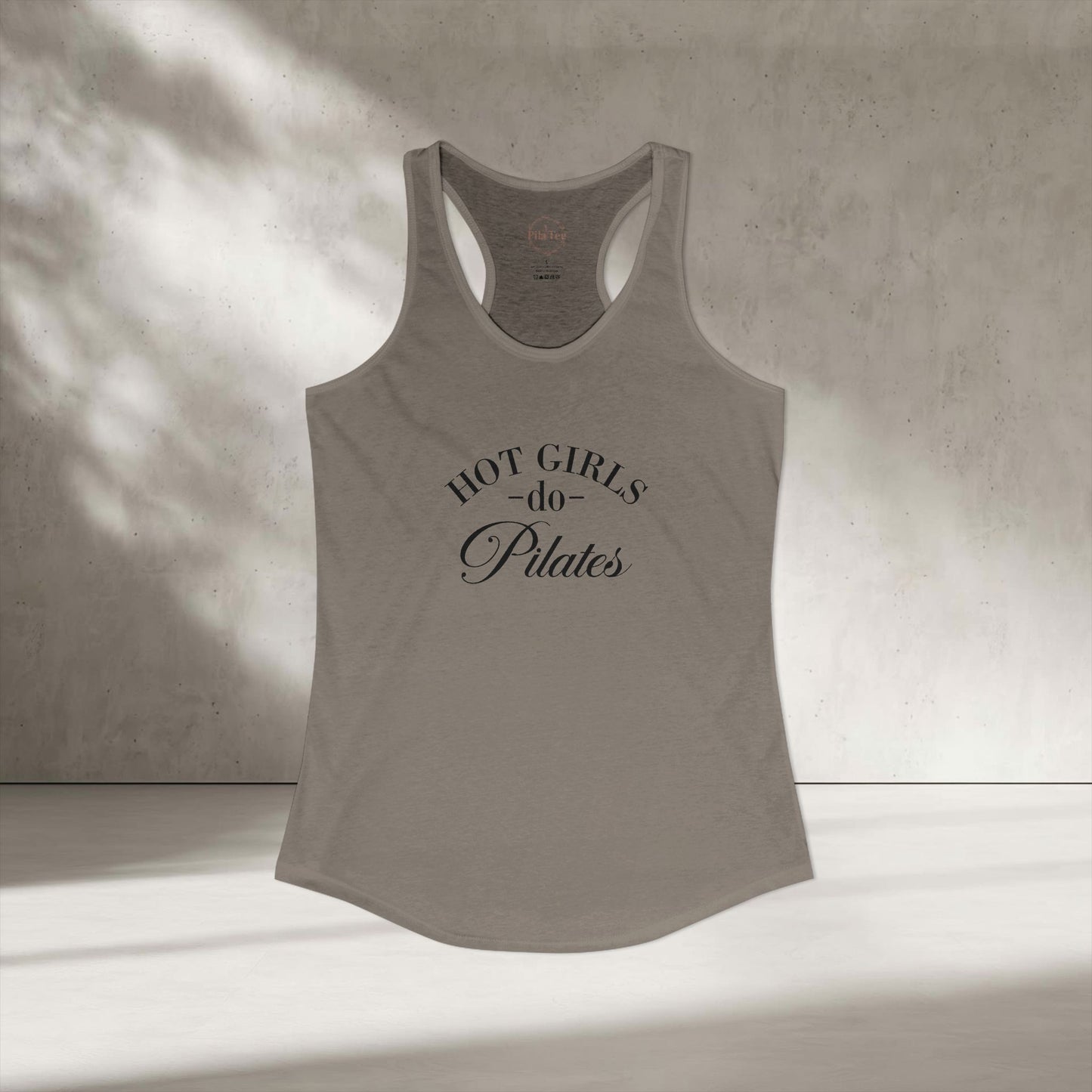 Hot Girls Do Pilates Racer Tanktop