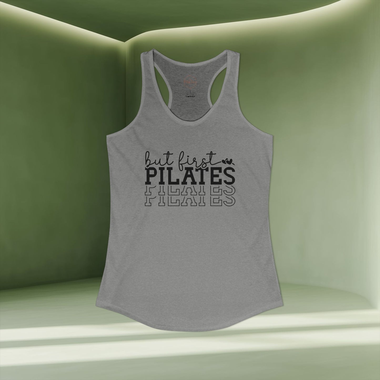 But First Pilates Racer Tanktop
