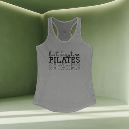 But First Pilates Racer Tanktop