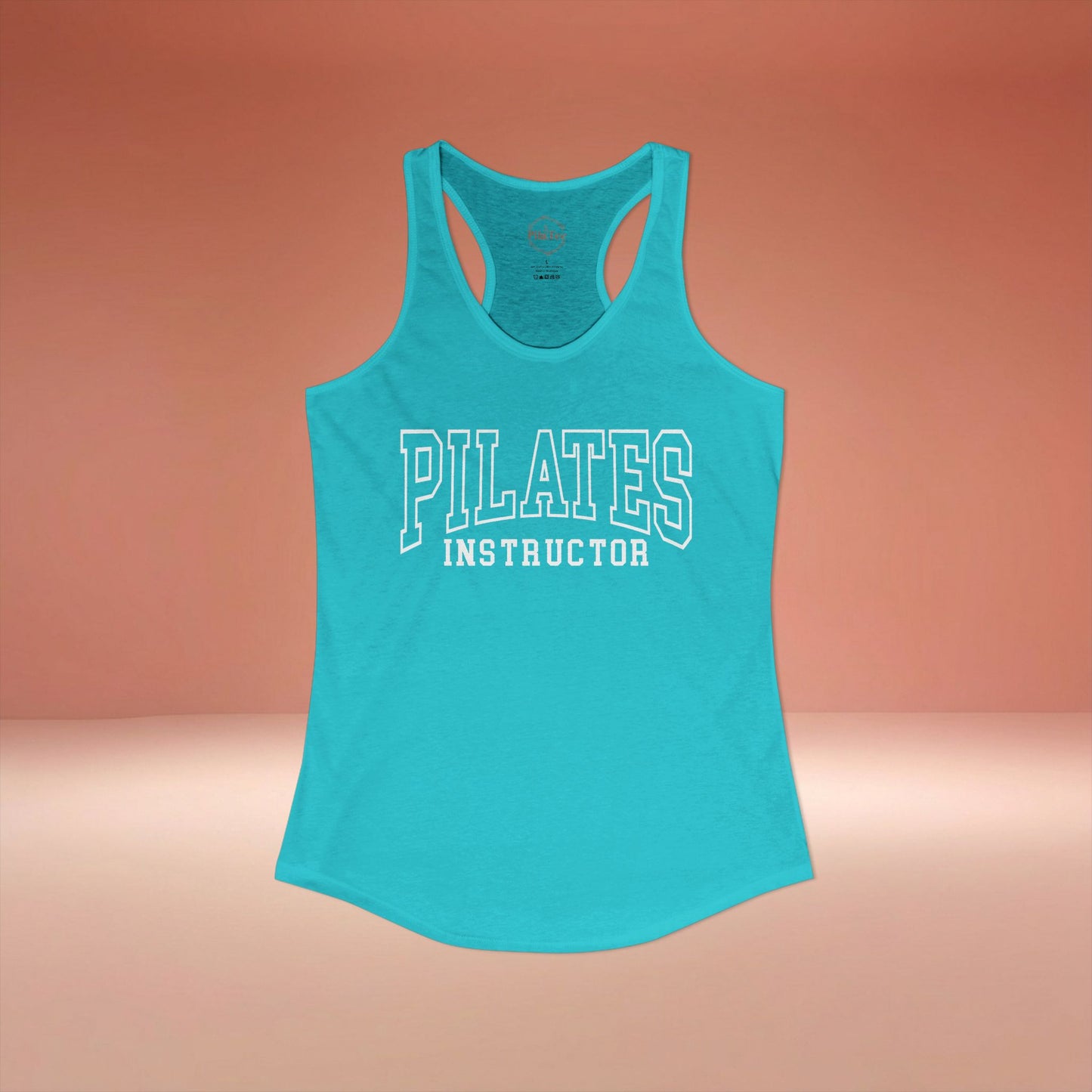 Pilates Instructor Racer Tanktop