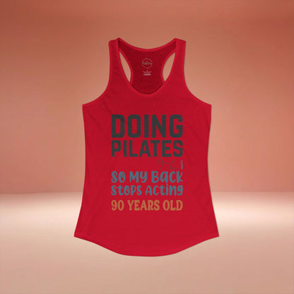 Back Stops Acting Old Racer Tanktop